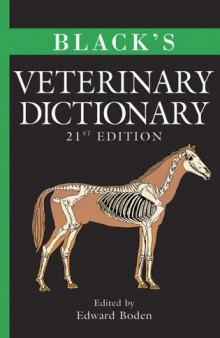 Black's Veterinary Dictionary, 21st edition
