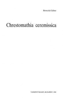 Chrestomathia ceremissica