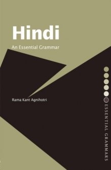 Hindi: An Essential Grammar