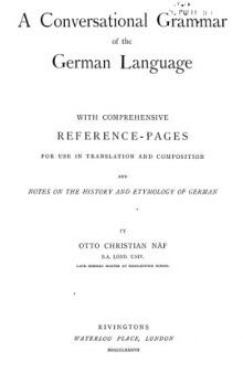 Notes on the history and etymology of german