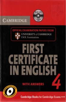 Cambridge First Certificate in English for Updated Exams - Student's Book with answers