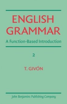 English Grammar: A Function-Based Introduction