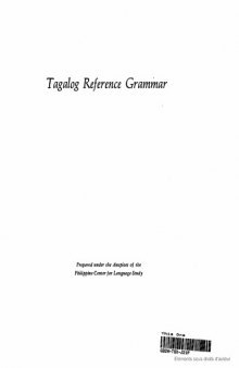 A Tagalog Reference Grammar