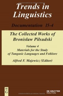 COLLECT WORKS OF BRONISLAW PILSUDSKI VOL4  TILDOC 15-4