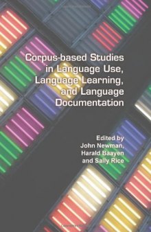 Corpus-Based Studies in Language Use, Language Learning, and Language Documentation