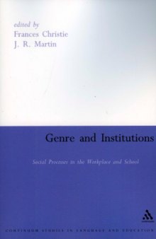 Genre and Institutions (Open Linguistics)