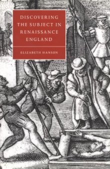 Discovering the Subject in Renaissance England