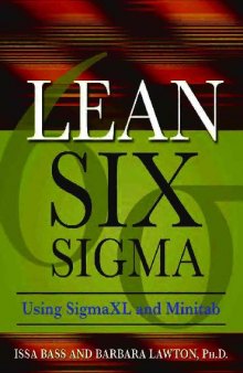Lean six sigma using SigmaXL and Minitab