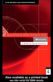 Quantitative Data Analysis with Minitab: A Guide for Social Scientists