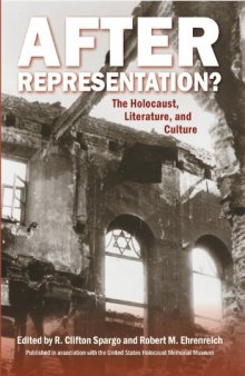 After Representation?: The Holocaust, Literature, and Culture