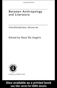 Between Anthropology and Literature: Interdisciplinary Discourse