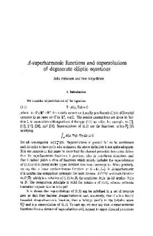 A -superharmonic functions and supersolutions of degenerate elliptic equations
