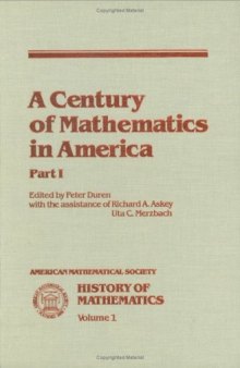 A Century in Mathematics in America