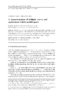 A Characterization of Bielliptic Curves and Applications to Their Moduli Spaces