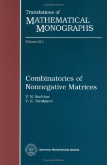 Combinatorics of nonnegative matrices