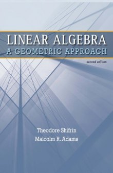 Linear Algebra. A Geometric Approach