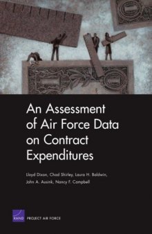 An Assessment of Air Force Data on Contract Expenditures