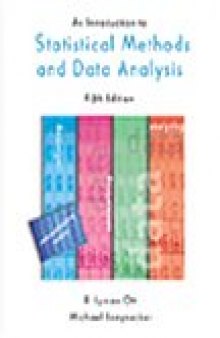 An Introduction to Statistical Methods and Data Analysis, 5th edition