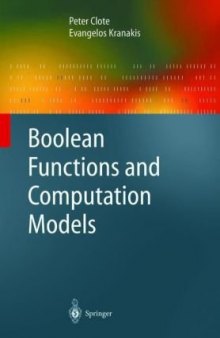 Boolean Functions and Computation Models