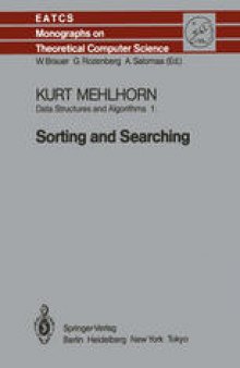 Data Structures and Algorithms 1: Sorting and Searching