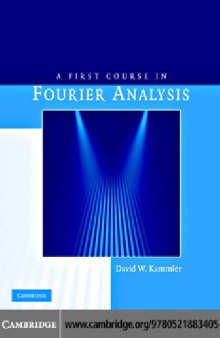 A First Course in Fourier Analysis