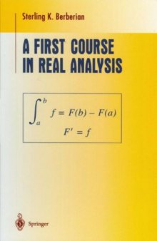 A First Course in Real Analysis