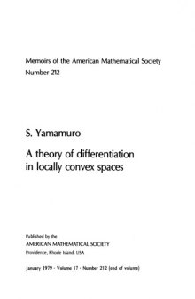 A Theory of Differentiation in Locally Convex Spaces