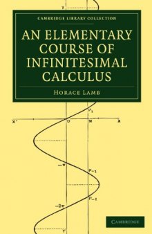 An Elementary Course of Infinitesimal Calculus (3rd edition)