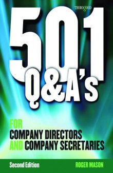 501 Questions and Answers for Company Secretaries and Company Directors, Second Edition