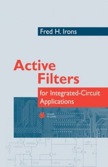 Active Filters for Intergrated-Circuit Applications (Artech House Microwave Library)