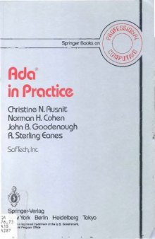 ADA in Practice (Springer Books on Professional Computing)