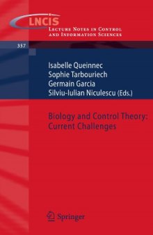 Biology and control theory: current challenges