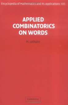 Applied Combinatorics On Words