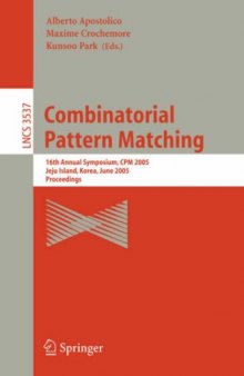 Combinatorial Pattern Matching: 4th Annual Symposium, CPM 93 Padova, Italy, June 2–4, 1993 Proceedings