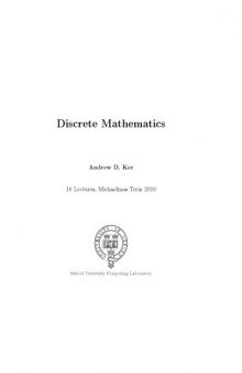 Discrete Mathematics [Lecture notes]
