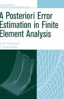 A posteriori error estimation in finite element analysis