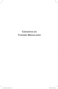 CENÁRIOS DO TURISMO BRASILEIRO