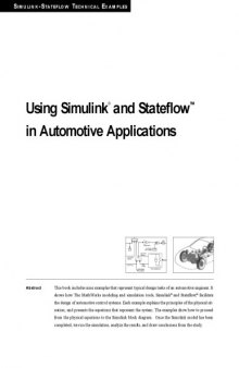 Using Simulink and Stateflow in Automotive Applications