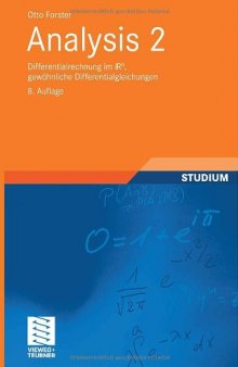 Analysis 2: Differentialrechnung im IRn, gewohnliche Differentialgleichungen