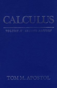 Calculus, Volume II: Multi-Variable Calculus and Linear Algebra, with Applications to Differential Equations and Probability