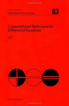 Computational Techniques for Differentail Equations