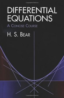 Differential Equations: A Concise Course