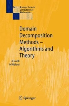 Domain Decomposition Methods — Algorithms and Theory