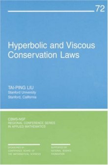 Hyperbolic and viscous conservation laws