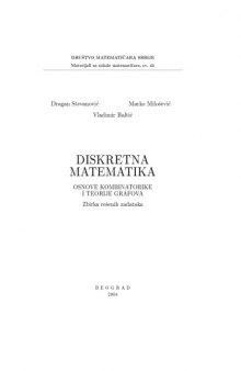 Diskretna matematika: osnovi kombinatorike i teorije grafova: zbirka rešenih zadataka