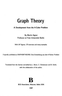 Graph theory: a development from the 4-color problem