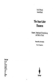 The four color theorem: history, topological foundations, and idea of proof