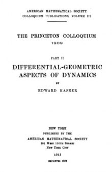 Differential geometric aspects of dynamics