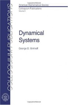 Dynamical Systems (Colloquium Publications)