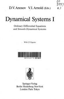 Dynamical Systems I 